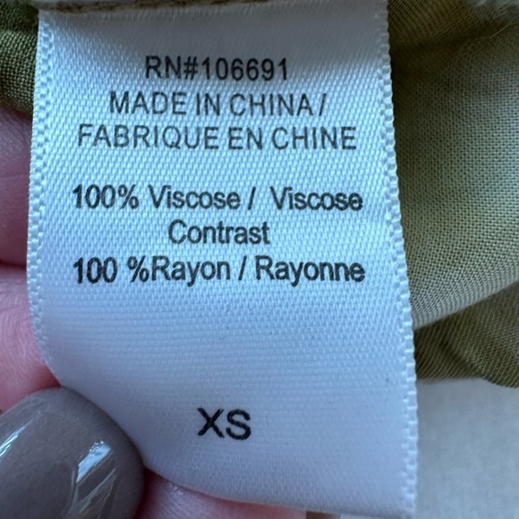 Young Fabulous & Broke Rosa Mini Dress Olive XS NWT - Picture 6 of 12